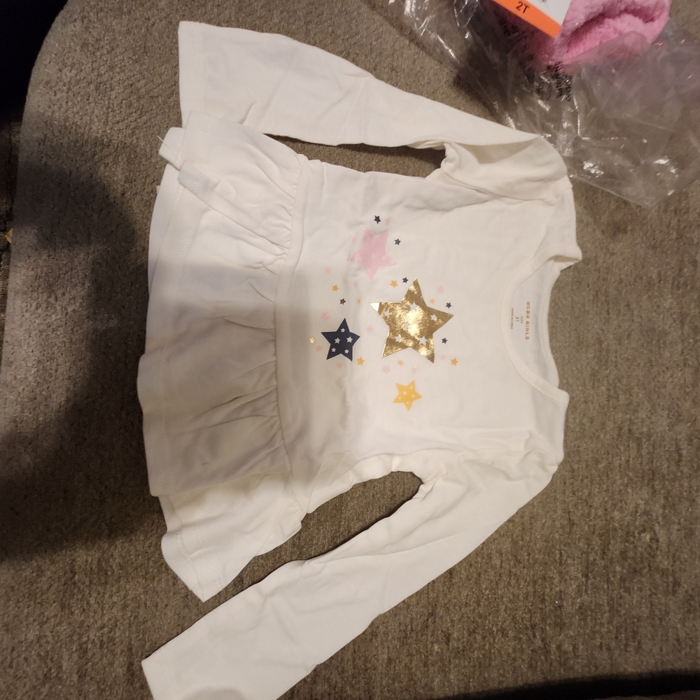 BCBGirls 3 Pc Navy Star Print & Pink Outfit - Picture 5 of 7